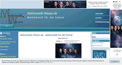 Desktop Screenshot of mathematik-wissen.de